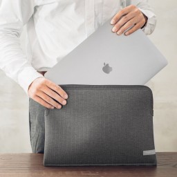Herringbone Feathers Laptop Sleeve Case for MacBooks or Custom Size 